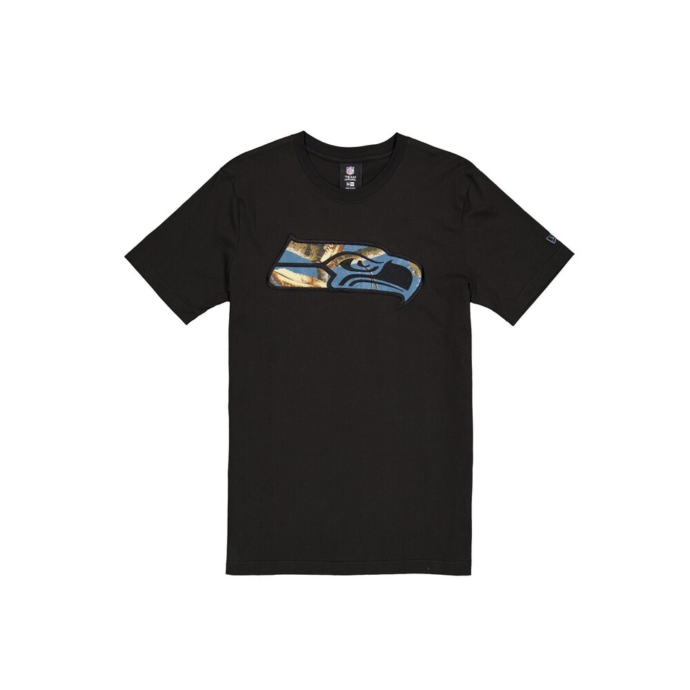 New Era Seattle Seahawks Black Realtree T-Shirt - Size M